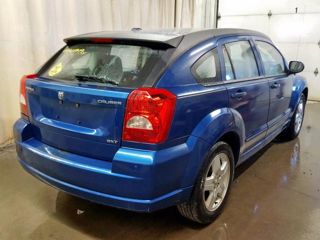 1B3HB48A69D224141 - 2009 DODGE CALIBER SX BLUE photo 4