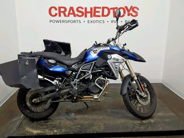 WB10B1201GZL07760 - 2016 BMW F800 GS BLUE photo 1