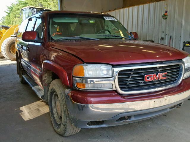 1GKFK16Z92J244313 - 2002 GMC YUKON XL K MAROON photo 1