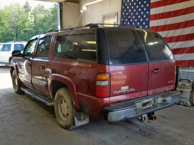 1GKFK16Z92J244313 - 2002 GMC YUKON XL K MAROON photo 3