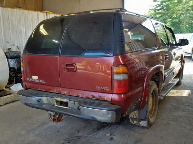 1GKFK16Z92J244313 - 2002 GMC YUKON XL K MAROON photo 4