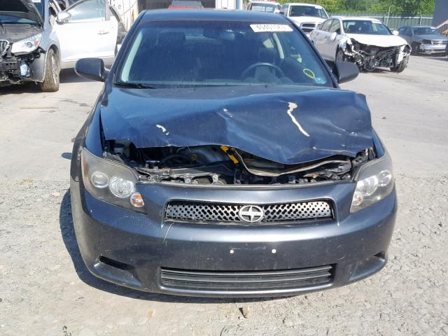JTKDE167990277281 - 2009 TOYOTA SCION TC ნაცრისფერი ფოტო 9