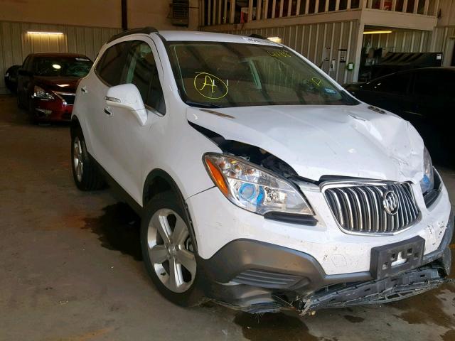 KL4CJASB4GB674188 - 2016 BUICK ENCORE WHITE photo 1