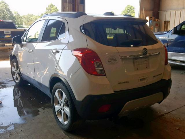 KL4CJASB4GB674188 - 2016 BUICK ENCORE WHITE photo 3