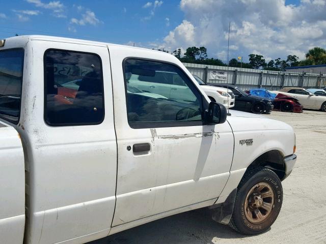 1FTYR14V2YPB74921 - 2000 FORD RANGER SUP WHITE photo 9