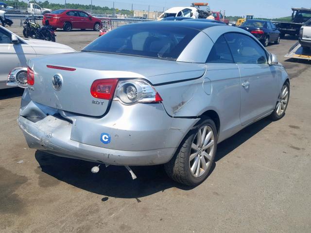 WVWFA71F47V047323 - 2007 VOLKSWAGEN EOS 2.0T L GRAY photo 4