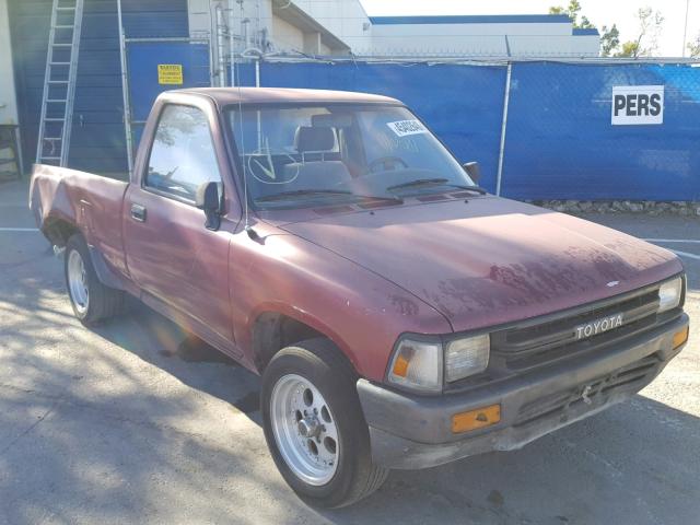 JT4RN81R2K0015316 - 1989 TOYOTA PICKUP 1/2 MAROON photo 1