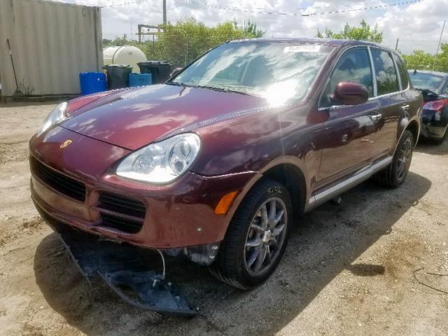 WP1AB29PX4LA71980 - 2004 PORSCHE CAYENNE S BURGUNDY photo 2