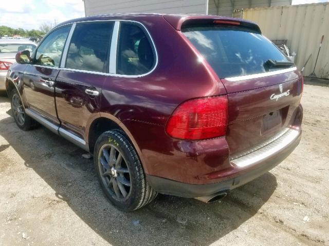 WP1AB29PX4LA71980 - 2004 PORSCHE CAYENNE S BURGUNDY photo 3