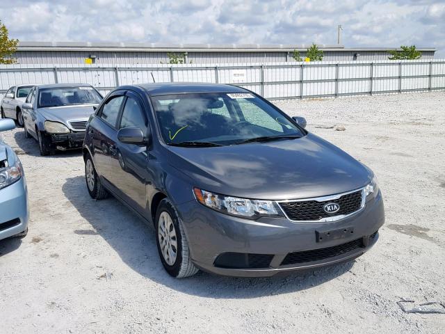 KNAFU4A2XD5734494 - 2013 KIA FORTE EX GRAY photo 1