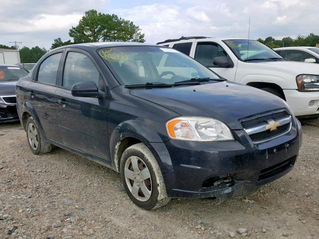 KL1TD5DE3AB047315 - 2010 CHEVROLET AVEO LS BLACK photo 1