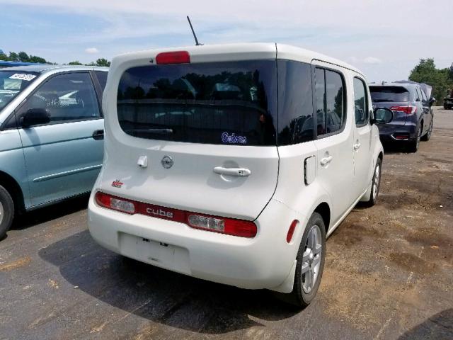 JN8AZ2KR1AT161592 - 2010 NISSAN CUBE BASE WHITE photo 4