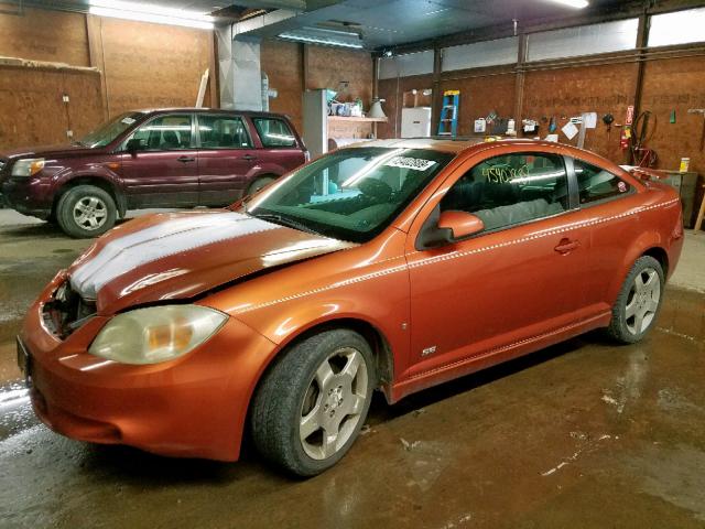 1G1AM15B867638045 - 2006 CHEVROLET COBALT SS ORANGE photo 2