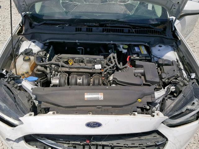 1FA6P0G70E5366808 - 2014 FORD FUSION S WHITE photo 7