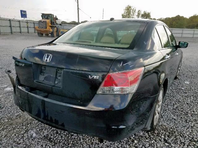 1HGCP36899A027035 - 2009 HONDA ACCORD EXL BLACK photo 4