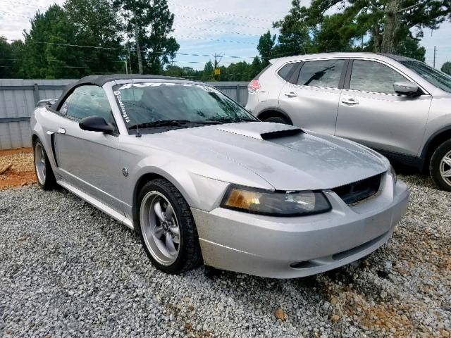 1FAFP45X94F212729 - 2004 FORD MUSTANG GT SILVER photo 1