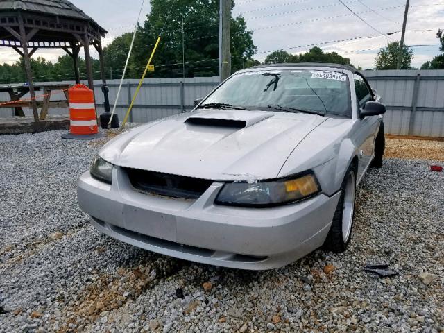 1FAFP45X94F212729 - 2004 FORD MUSTANG GT SILVER photo 2