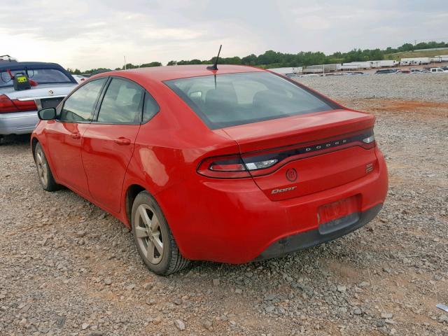 1C3CDFBA2GD652586 - 2016 DODGE DART SXT RED photo 3