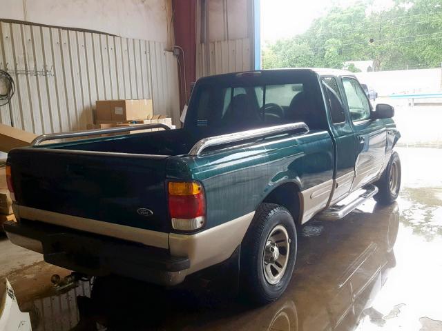 1FTYR14X1WTA50662 - 1998 FORD RANGER SUP GREEN photo 4