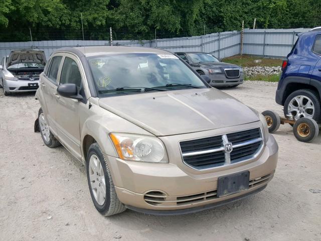 1B3CB4HA1AD587140 - 2010 DODGE CALIBER SX CREAM photo 1