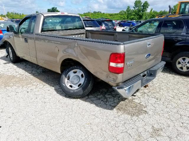 1FTRF12205NB27772 - 2005 FORD F150 TAN photo 3