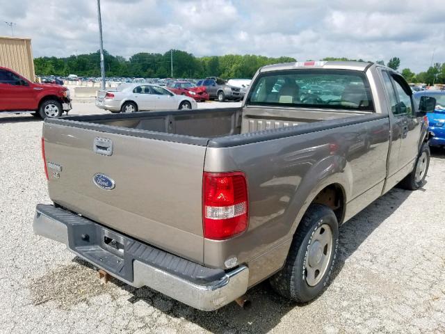 1FTRF12205NB27772 - 2005 FORD F150 TAN photo 4