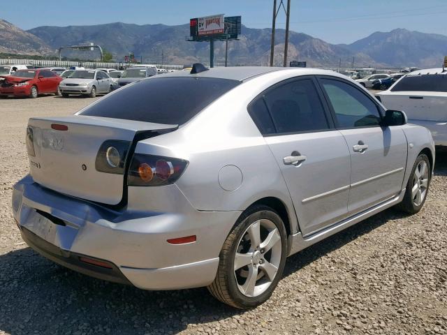 JM1BK323441149264 - 2004 MAZDA 3 S SILVER photo 4