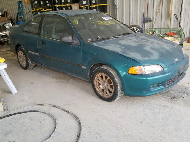 1HGEJ2126SL031867 - 1995 HONDA CIVIC DX GREEN photo 1