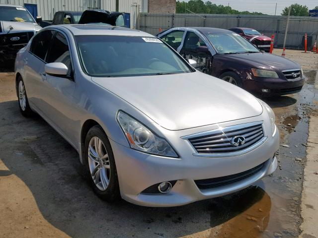 JN1CV6AP4DM718939 - 2013 INFINITI G37 BASE SILVER photo 1