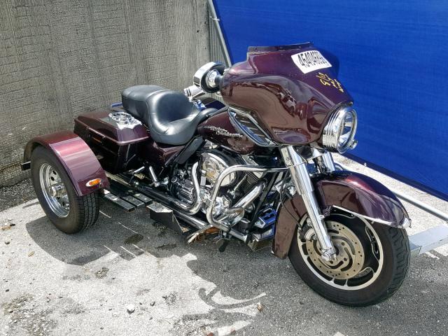 1HD1KBW196Y634362 - 2006 HARLEY-DAVIDSON FLHXI MAROON photo 1