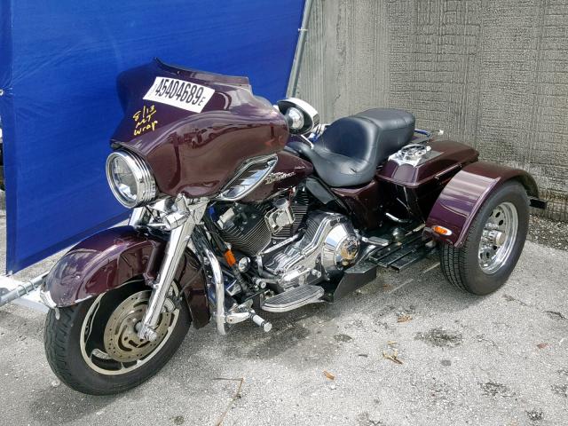 1HD1KBW196Y634362 - 2006 HARLEY-DAVIDSON FLHXI MAROON photo 2