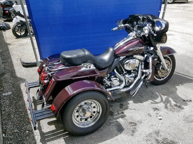 1HD1KBW196Y634362 - 2006 HARLEY-DAVIDSON FLHXI MAROON photo 4