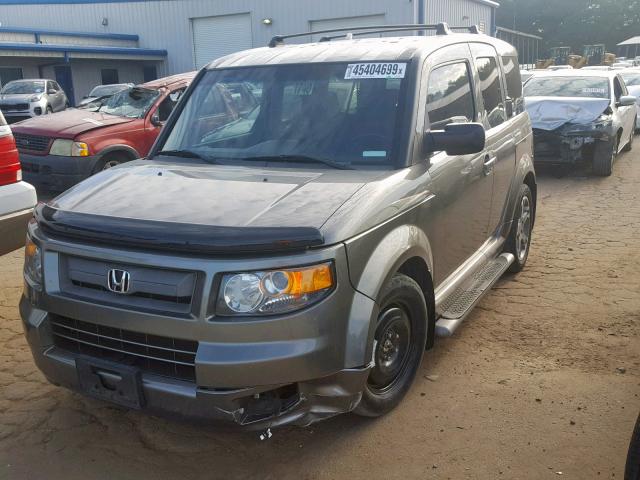 5J6YH18918L004065 - 2008 HONDA ELEMENT SC SILVER photo 2