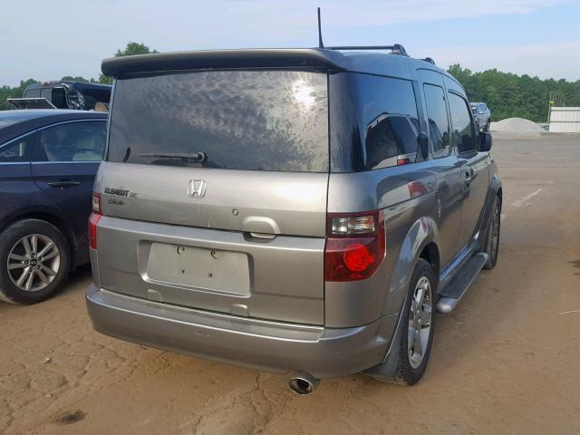 5J6YH18918L004065 - 2008 HONDA ELEMENT SC SILVER photo 4