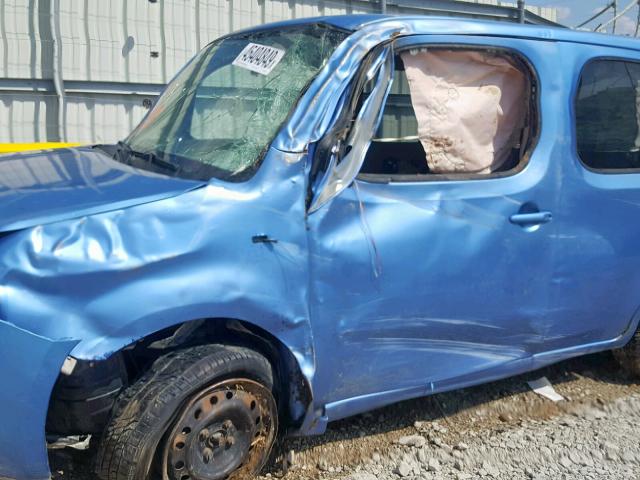 JN8AZ2KR0DT300051 - 2013 NISSAN CUBE S BLUE photo 9