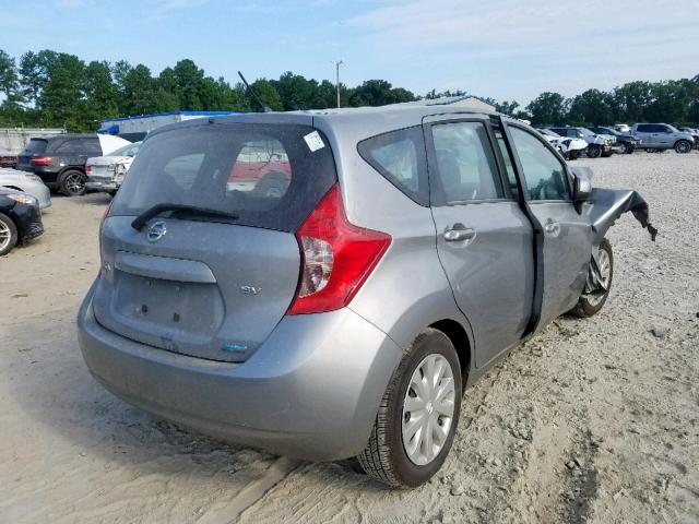 3N1CE2CP9EL365647 - 2014 NISSAN VERSA NOTE GRAY photo 4