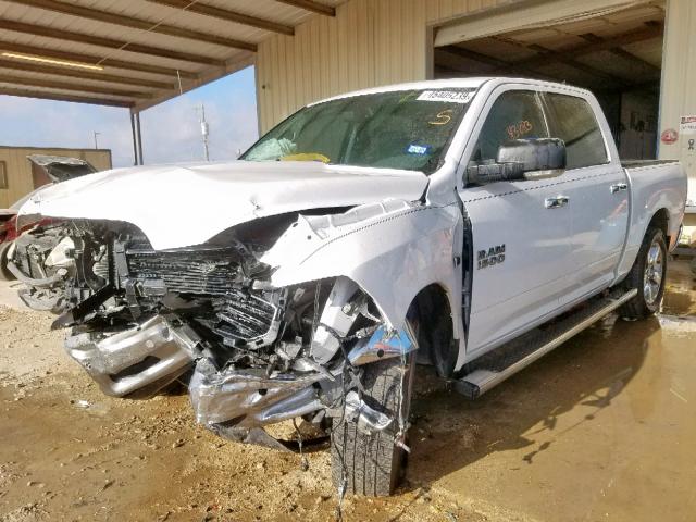 1C6RR6LM6FS581586 - 2015 RAM 1500 SLT WHITE photo 2