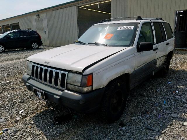 1J4EX58S2TC151262 - 1996 JEEP GRAND CHER WHITE photo 2