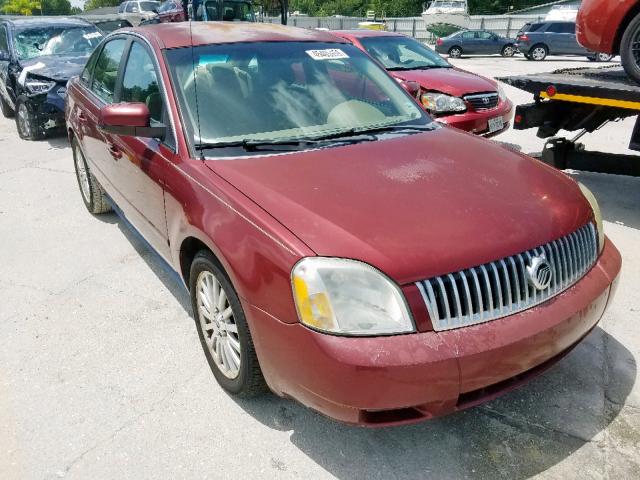 1MEFM42185G623813 - 2005 MERCURY MONTEGO PR 勃艮第红 照片 1