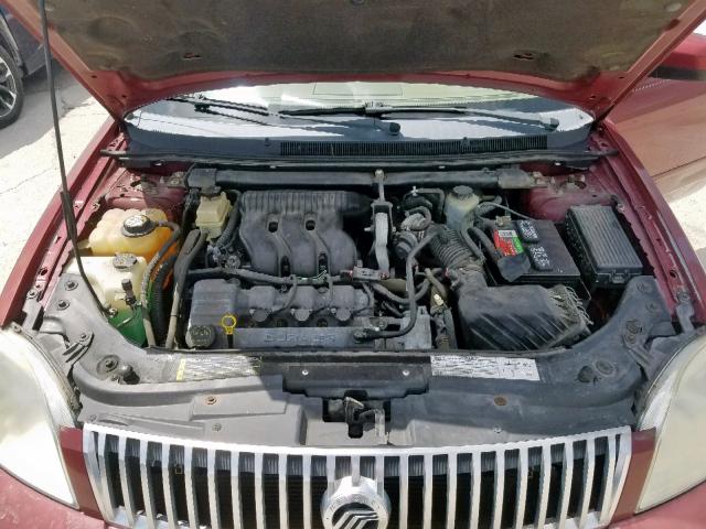 1MEFM42185G623813 - 2005 MERCURY MONTEGO PR 勃艮第红 照片 7