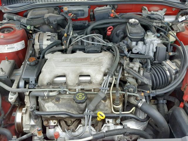 1G2NE52M9VC867136 - 1997 PONTIAC GRAND AM S RED photo 7