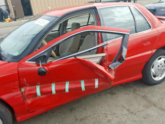 1G2NE52M9VC867136 - 1997 PONTIAC GRAND AM S RED photo 9