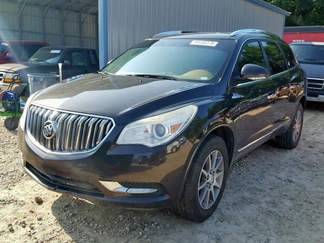 5GAKRCKD5DJ183042 - 2013 BUICK ENCLAVE BLACK photo 2