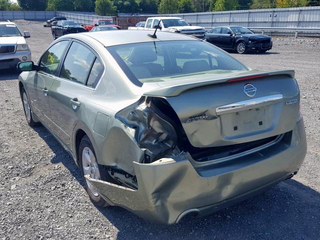 1N4CL21E78C241385 - 2008 NISSAN ALTIMA HYB GREEN photo 3