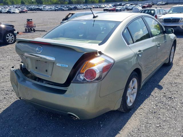 1N4CL21E78C241385 - 2008 NISSAN ALTIMA HYB GREEN photo 4