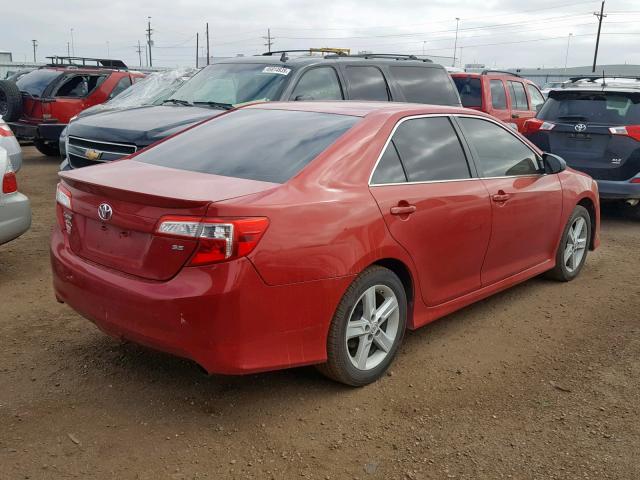 4T1BF1FK7CU567725 - 2012 TOYOTA CAMRY BASE BLUE photo 4