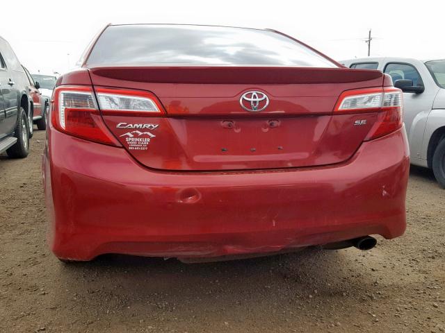 4T1BF1FK7CU567725 - 2012 TOYOTA CAMRY BASE BLUE photo 9