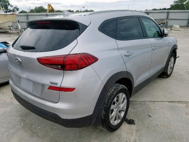 KM8J33A44KU848906 - 2019 HYUNDAI TUCSON LIM SILVER photo 4