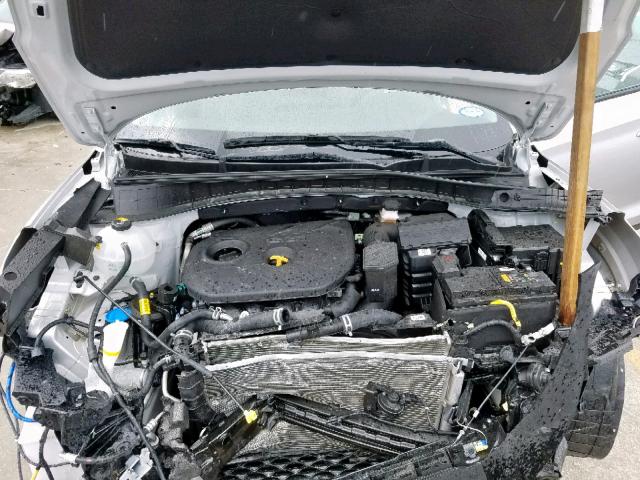 KM8J33A44KU848906 - 2019 HYUNDAI TUCSON LIM SILVER photo 7