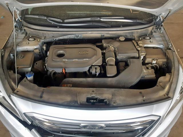 5NPE34AF9HH510952 - 2017 HYUNDAI SONATA SPO GRAY photo 7